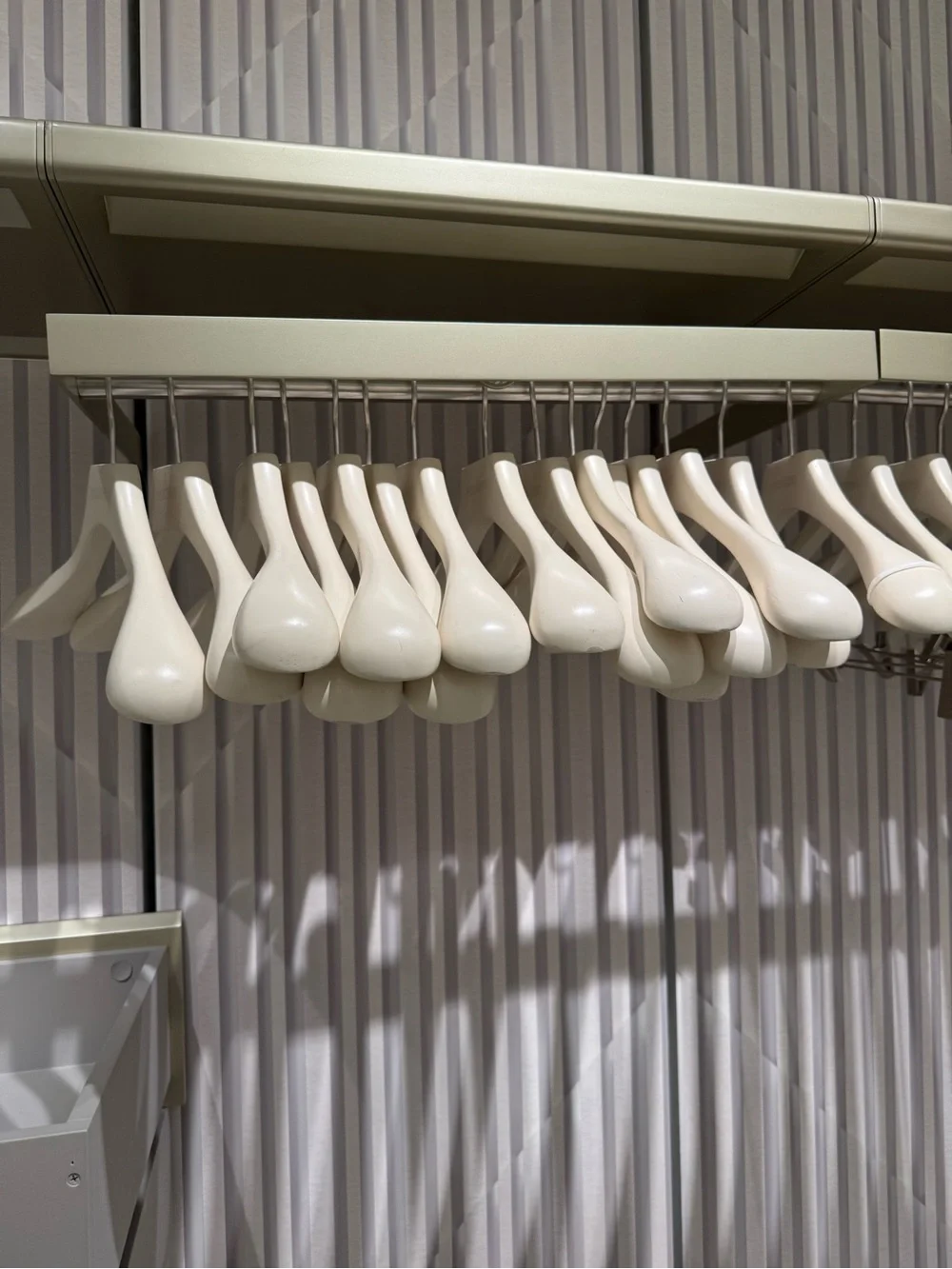 Missoni Cream Wooden Hanger Set 30 - 15 pants and 15 shirt hangers